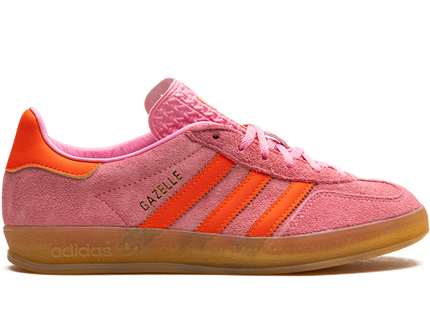 Adidas Gazelle Indoor Beam Pink (Women's) IE1058 SneakerMood Side view, toe pointing right