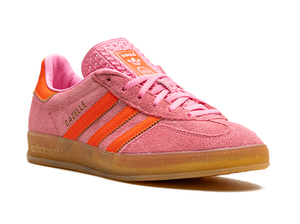Adidas Gazelle Indoor Beam Pink (Women's) IE1058 SneakerMood Front three-quarter view