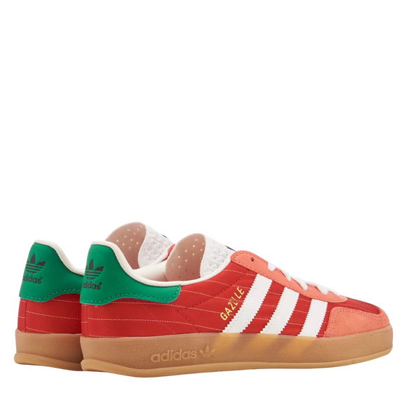 Adidas Gazelle Indoor 'Better Scarlet' - Olympic Pack IF9641 SneakerMood Pair rear three-quarter view