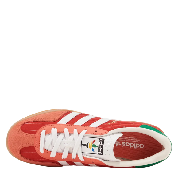 Adidas Gazelle Indoor 'Better Scarlet' - Olympic Pack IF9641 SneakerMood Top view