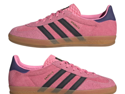 Adidas Gazelle Indoor Bliss Pink Purple IE7002 SneakerMood Pair side views