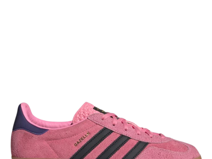 Adidas Gazelle Indoor Bliss Pink Purple IE7002 SneakerMood Side view toe pointing right