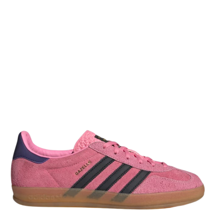 Adidas Gazelle Indoor Bliss Pink Purple IE7002 SneakerMood Side view toe pointing right