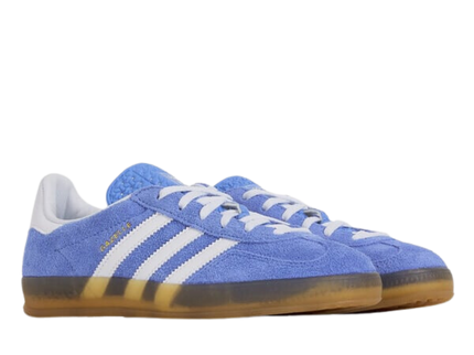 Adidas Gazelle Indoor Blue Fusion HQ8717 SneakerMood Pair front three-quarter view