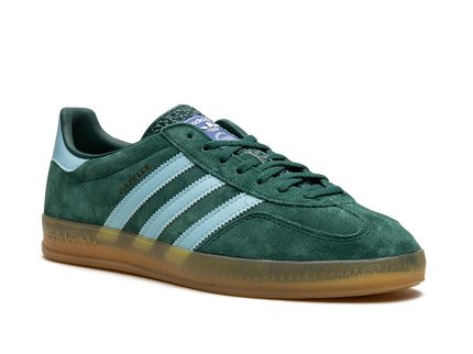 Adidas Gazelle Indoor Collegiate Green IG9979 SneakerMood Front three-quarter view