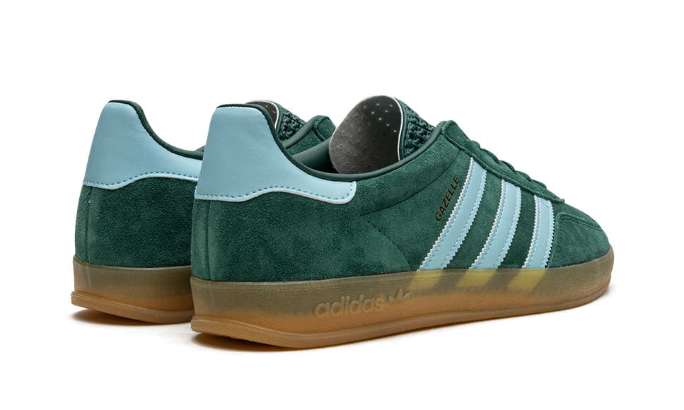Adidas Gazelle Indoor Collegiate Green IG9979 SneakerMood Pair, rear three-quarter view