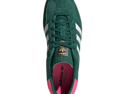 Adidas Gazelle Indoor Collegiate Green Lucid Pink IG5929 SneakerMood Top view