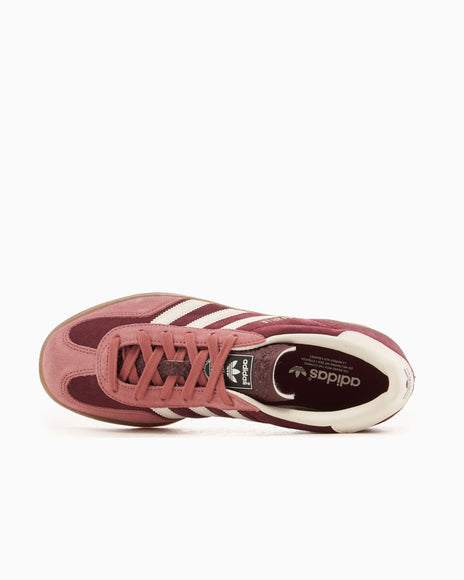 Adidas Gazelle Indoor Maroon Preloved Crimson IF9647 SneakerMood Top view