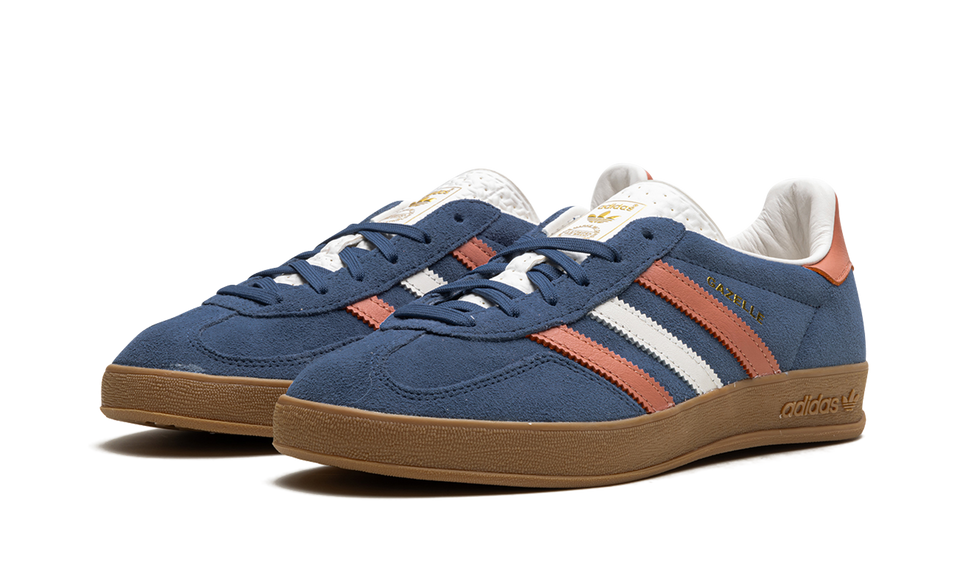 Adidas Gazelle Indoor Preloved Ink IG1640 SneakerMood Pair, front three-quarter view