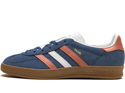 Adidas Gazelle Indoor Preloved Ink IG1640 SneakerMood Side view, toe pointing left