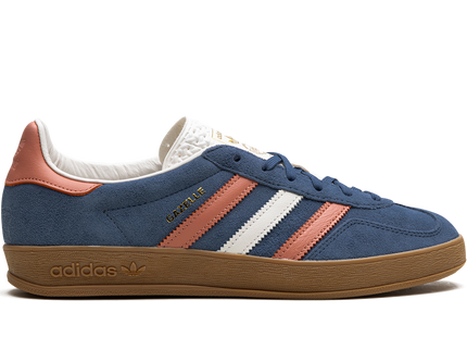 Adidas Gazelle Indoor Preloved Ink IG1640 SneakerMood Side view, toe pointing right