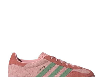 Adidas Gazelle Indoor Semi Pink Green IG6782 SneakerMood Side view toe pointing right