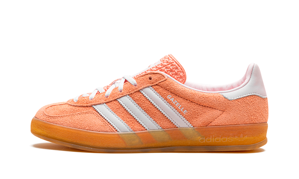 Adidas Gazelle Indoor Wonder Clay IE2946 SneakerMood Side view, toe pointing left