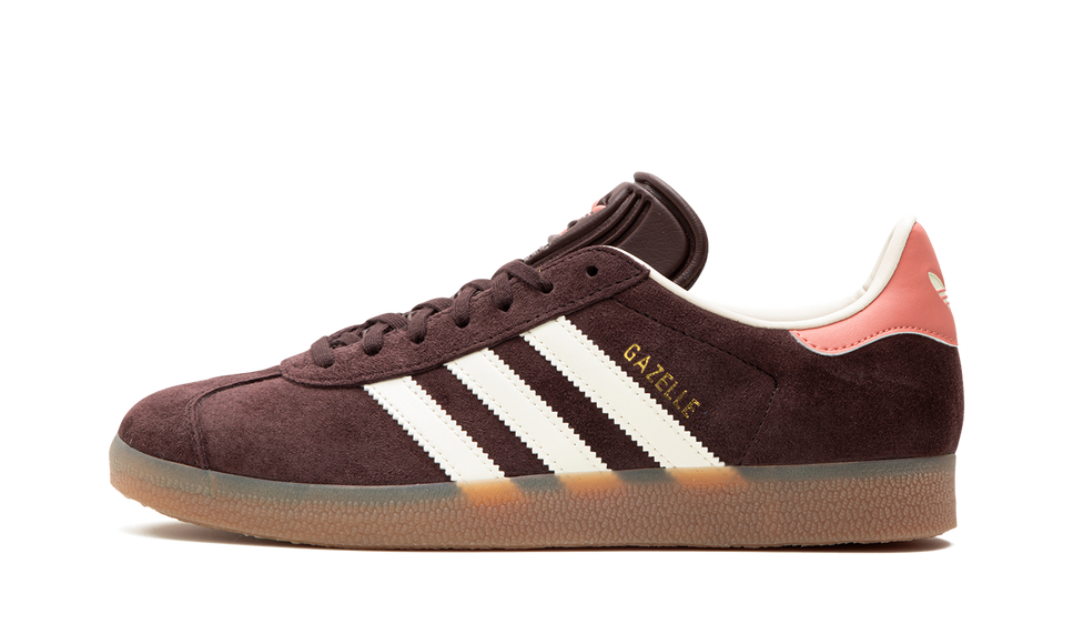 Adidas Gazelle Shadow Brown IF3233 SneakerMood Side view, toe pointing left