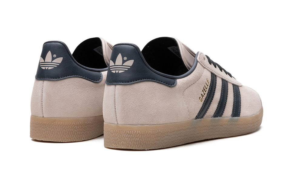 Adidas Gazelle Wonder Taupe Night Indigo IG6199 SneakerMood Pair, rear three-quarter view