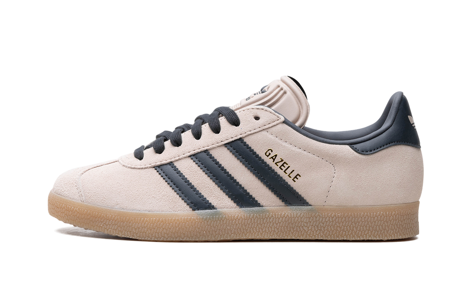 Adidas Gazelle Wonder Taupe Night Indigo IG6199 SneakerMood Side view, toe pointing left