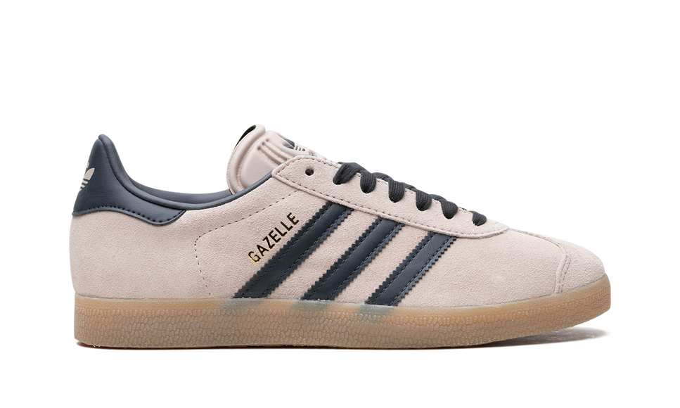 Adidas Gazelle Wonder Taupe Night Indigo IG6199 SneakerMood Side view, toe pointing right