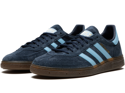 Adidas Handball Spezial Navy Gum BD7633 SneakerMood Pair, front three-quarter view