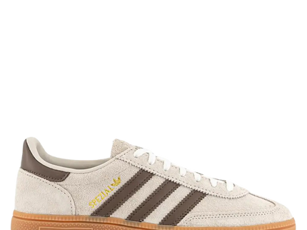 Adidas Handball Spezial Off White - Earth Strata JQ8903 SneakerMood Side view toe pointing right