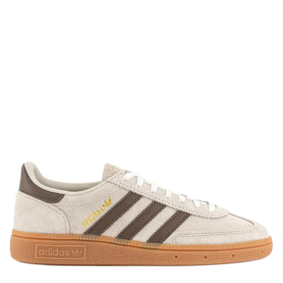Adidas Handball Spezial Off White - Earth Strata JQ8903 SneakerMood Side view toe pointing right