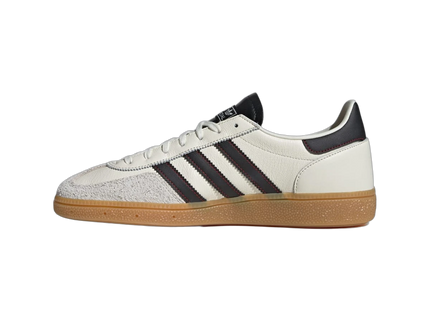 Adidas Handball Spezial Off White Core Black Red JH6398 SneakerMood Side view, toe pointing left