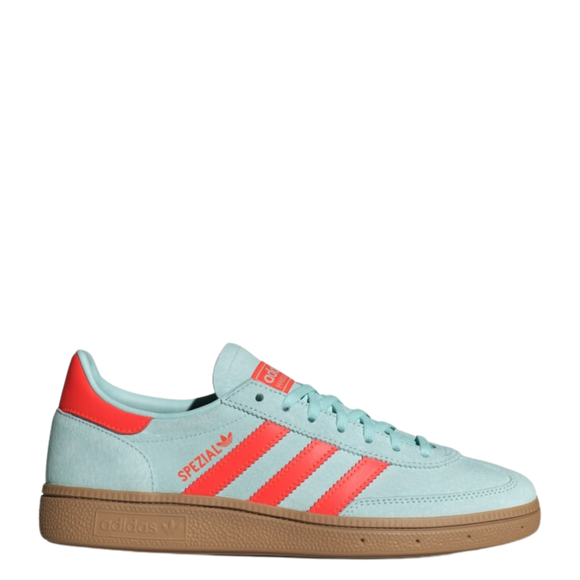 Adidas Handball Spezial "Semi Flash Aqua" IH5374 SneakerMood Side view toe pointing right