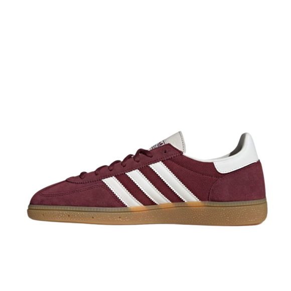 Adidas Handball Spezial Shadow Red White Chalk White JH5439 SneakerMood Side view, toe pointing left