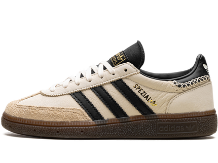 Adidas Handball Spezial Wonder White Black (Women's) IE3698 SneakerMood Side view, toe pointing left