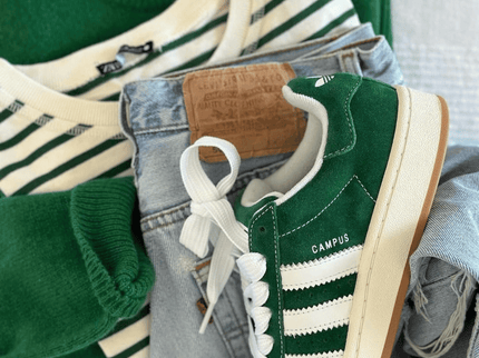 Adidas Originals Campus 00s Groen H03472 SneakerMood Lifestyle pair view