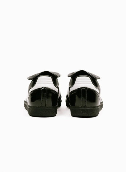 Adidas Samba LT Core Black Patent Leather JI2707 SneakerMood Heel view