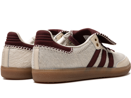Adidas Samba Nylon Tonal Wales Bonner Cream White IE0586 SneakerMood Pair, rear three-quarter view