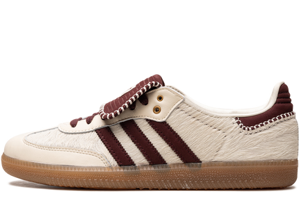 Adidas Samba Nylon Tonal Wales Bonner Cream White IE0586 SneakerMood Side view, toe pointing left