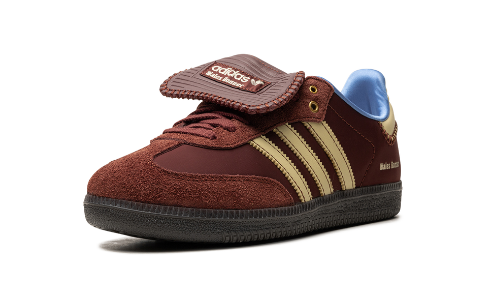 Adidas Samba Nylon Wales Bonner Fox Brown IE0579 SneakerMood Front three-quarter view