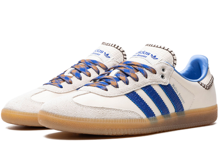Adidas Samba Nylon Wales Bonner Wonder Clay Royal IH7756 SneakerMood Pair, front three-quarter view