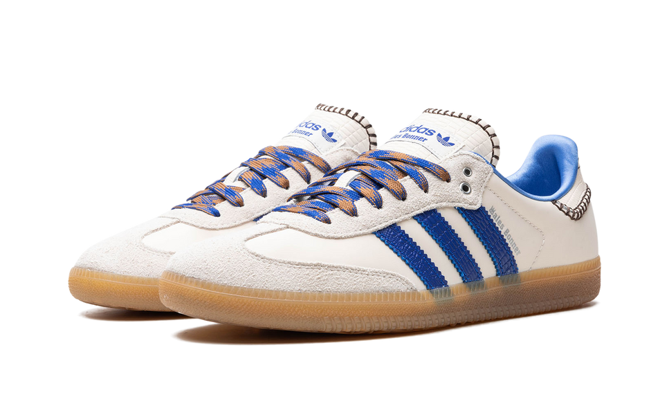 Adidas Samba Nylon Wales Bonner Wonder Clay Royal IH7756 SneakerMood Pair, front three-quarter view