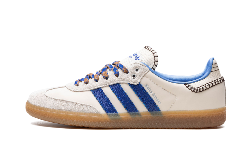 Adidas Samba Nylon Wales Bonner Wonder Clay Royal IH7756 SneakerMood Side view, toe pointing left