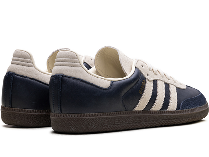 Adidas Samba OG Aurora Ink Cream White JI3217 SneakerMood Pair, rear three-quarter view