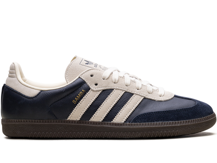 Adidas Samba OG Aurora Ink Cream White JI3217 SneakerMood Side view, toe pointing right