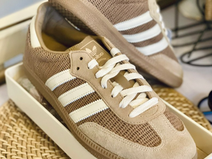 Adidas Samba OG Cardboard IG1379 SneakerMood Lifestyle pair view
