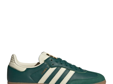 Adidas Samba OG Collegiate Green Cream White (W) IE0872 SneakerMood Side view toe pointing right