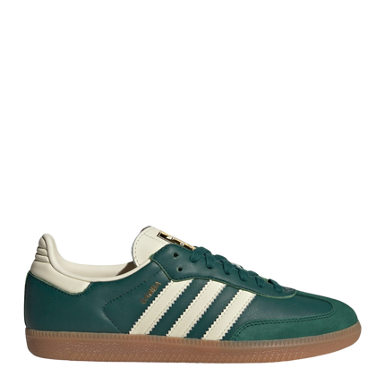 Adidas Samba OG Collegiate Green Cream White (W) IE0872 SneakerMood Side view toe pointing right