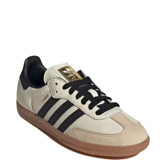 Adidas Samba OG Cream White Sand Strata ID0478 SneakerMood Front three-quarter view