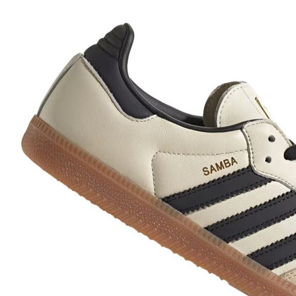 Adidas Samba OG Cream White Sand Strata ID0478 SneakerMood Heel detail