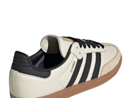 Adidas Samba OG Cream White Sand Strata ID0478 SneakerMood Rear three-quarter view