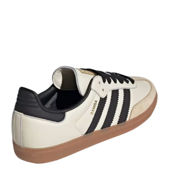 Adidas Samba OG Cream White Sand Strata ID0478 SneakerMood Rear three-quarter view