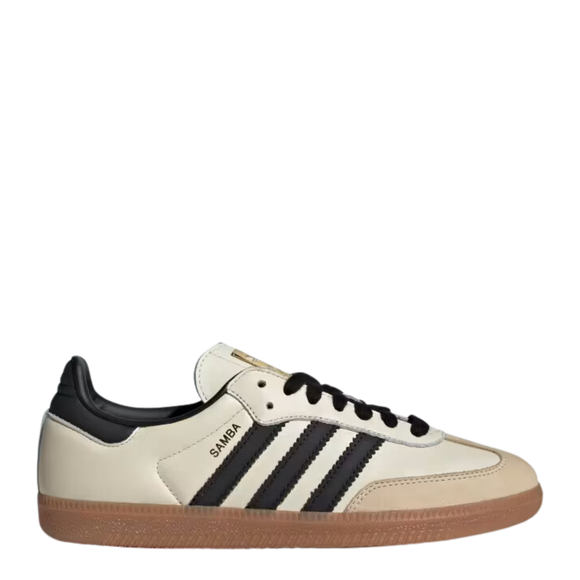 Adidas Samba OG Cream White Sand Strata ID0478 SneakerMood Side view toe pointing right