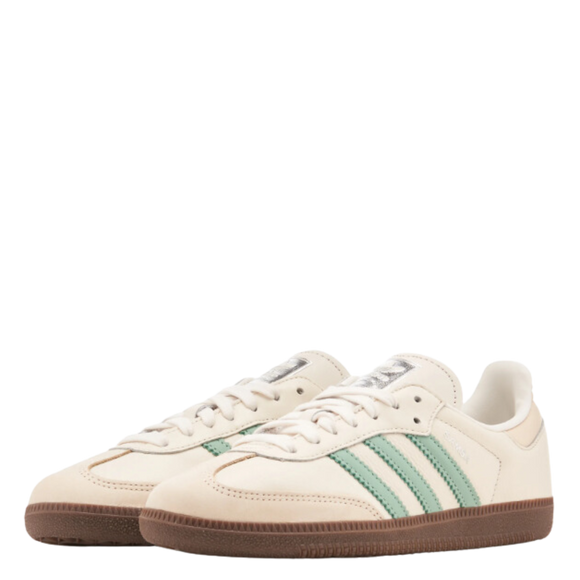 Adidas Samba OG Hazy Green IH2752 SneakerMood Pair front three-quarter view