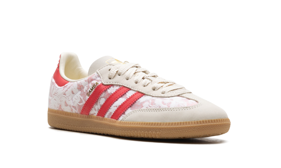 Adidas Samba OG Liberty London Better Scarlet (Women's) JR8841 SneakerMood Front three-quarter view