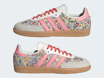Adidas Samba OG Liberty London Floral Embroidery (GS) JI0280 SneakerMood Pair, side profiles