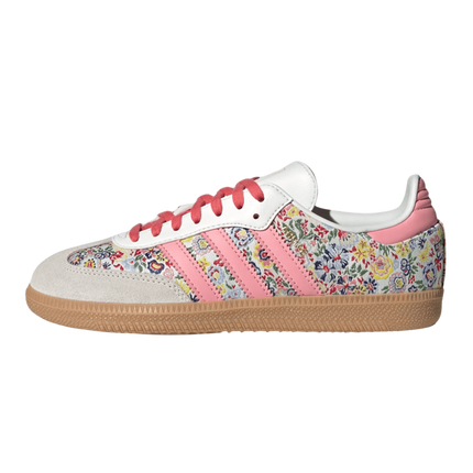 Adidas Samba OG Liberty London Floral Embroidery (GS) JI0280 SneakerMood Side view, toe pointing left
